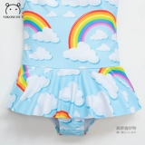 Детский милый быстросохнущий купальник для девочек для принцессы, 2-3 лет