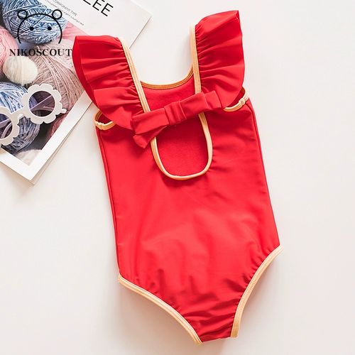 Детский милый купальник для девочек для принцессы для плавания, в корейском стиле