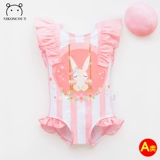 Детский модный высококачественный быстросохнущий купальник для принцессы, 3 лет