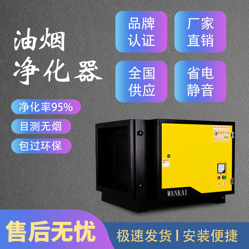 Low Altitude Discharge 8000 Air Volume Oil Smoke Purifier Smoke Hotel Kitchen Barbecue Besides Taste Commercial Environmental Protection Filtration Separation