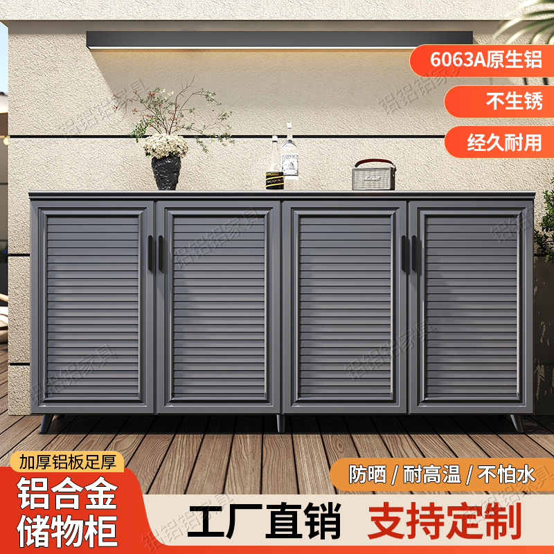 Original Aluminum Alloy Outdoor Household Waterproof and Sun-Proof Large-Capacity Storage Cabinet Villa Tool Storage Cabinet Original Aluminum Alloy Outdoor Household Waterproof and Sun-Proof Large-Capacity Storage Cabinet Villa Tool Storage Cabinet