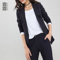 Fei Fei 2021 Spring and Autumn new fashion slim solid color cotton linen small suit jacket womens work clothes casual business wear