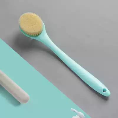 Bath artifact, bath brush, long handle, soft wool bath brush, bath towel, bathing ball, strong, back brush