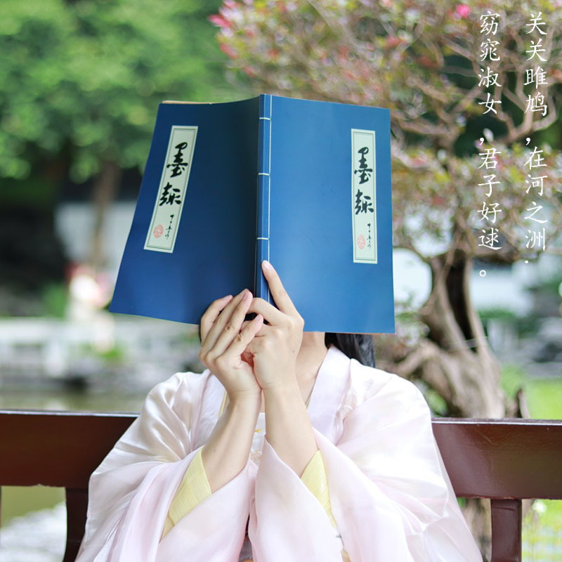 Antique-Style Books, Fake Books, Props, Ancient Vintage Thread-Bound Books, Hanfu Photography Props with Text