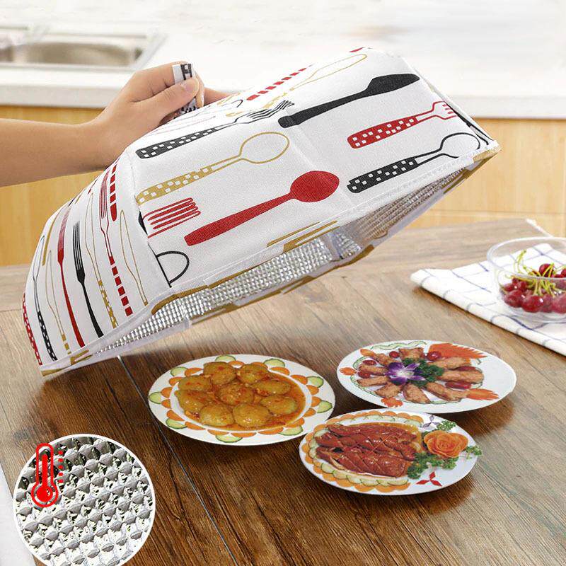 Creative dust insulation folding dish tablemask kitchen meMenu foil Foil Food cover Dietary cover Table dust cover