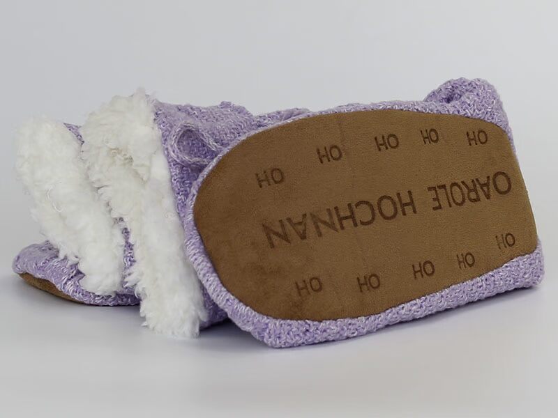 ON21 mùa đông dày nhung ấm jacquard len không trơn sàn vớ nhà ấm nữ giữa ống mềm quần tất siêu mỏng mùa hè