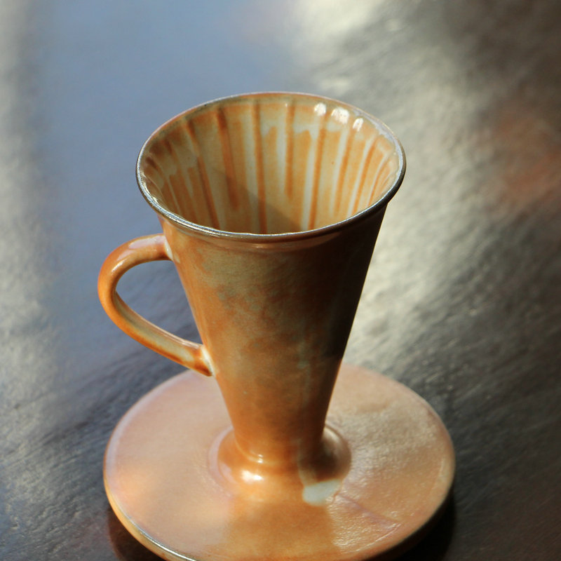 Linggan Linggan Zhishi-Yaki Style V30 Hand-Brewed Coffee Filter Cup V60 Style Ceramic Brewing Cup Personalized Style Linggan Linggan Zhishi-Yaki Style V30 Hand-Brewed Coffee Filter Cup V60 Style Ceramic Brewing Cup Personalized Style