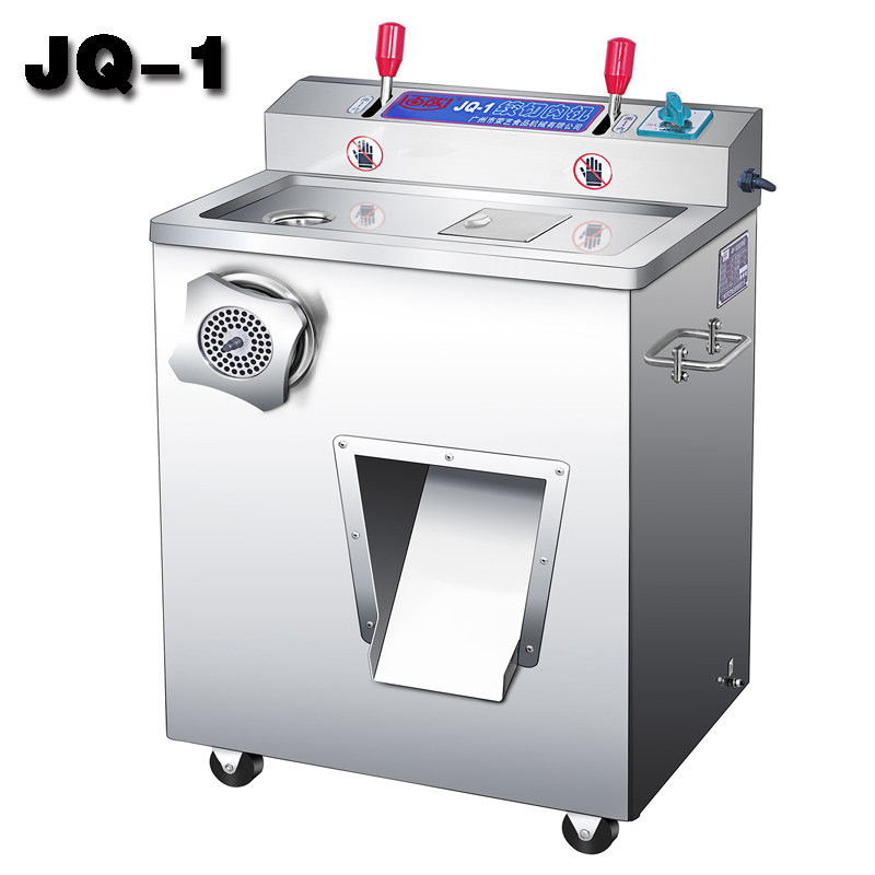 100 percent JQ-1 twisted meat machine stainless steel vertical cut meat sheet electromechanical movement commercial single-spec commercial twisted meat machine