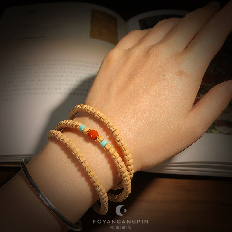 Original design Thermal Vibration Temple Berxiang Seeds 108 Natural Bodhi Buddha Beads Hand Strings Candida