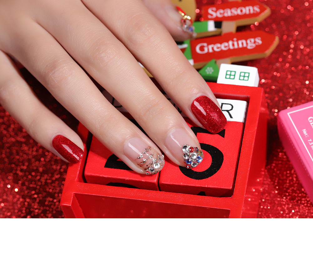 Nail Nail Keo Set Nữ Shining Sparkling Star Phot Liệu pháp Barbie Diamond Platinum Keo nhỏ Set Nail Shop Đặc biệt - Sơn móng tay / Móng tay và móng chân màu sơn móng chân làm trắng da
