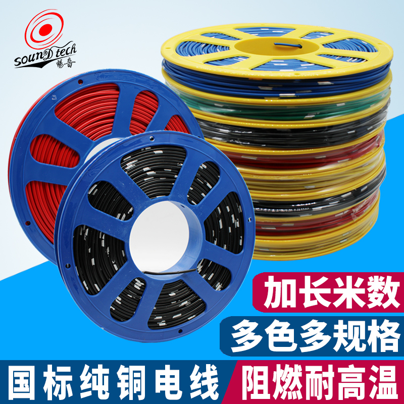 Special Wires for Car Modification, Low-Voltage Wires for Trucks, Automotive Circuit Wires, National Standard Side Light Wires, High-Temperature Resistant Pure Copper Wire