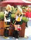 Anime Home Kagamine Twin Sister Kagamine Rin RIN Official Wear Wig COS Costume