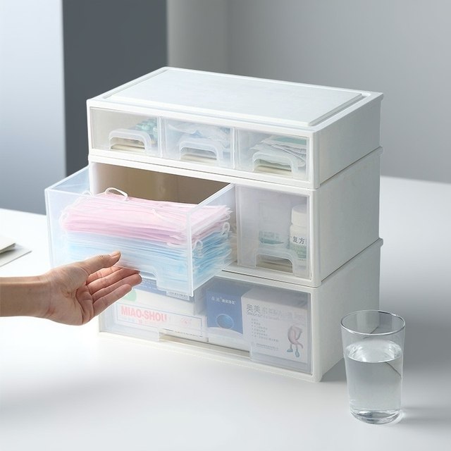 Nurse station convenience service box storage box home drawer nursing box drug storage box first aid box partition