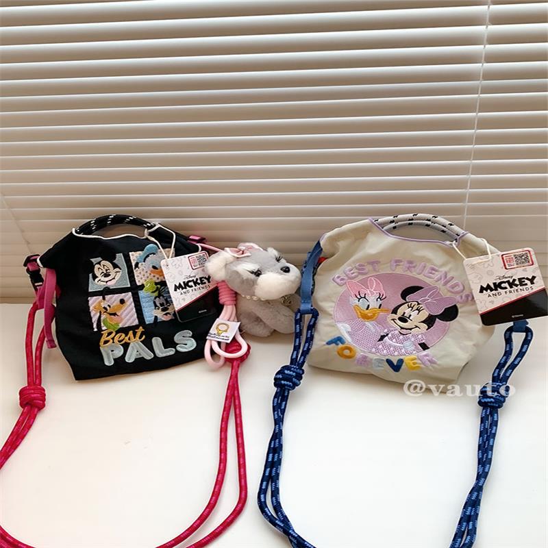 Japanese Genuine Ball Chain Disney Mini Embroidered Shopping Bag Nylon Eco-Friendly Bag Handbag Crossbody Bag