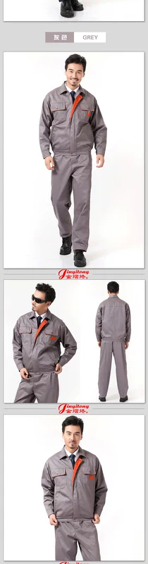 Workwear phù hợp với nam dày dài tay kỹ thuật quần áo lao động dịch vụ bảo hiểm mùa xuân và mùa thu dụng cụ sửa chữa ô tô nhà máy dụng cụ làm việc quần áo