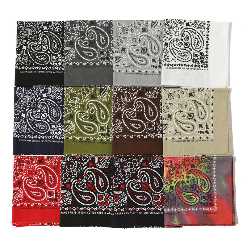 HAV-A-HANK BANDANA American Vintage hip hop rap Cashew Flower SCARF Hair BAND SCARF #A