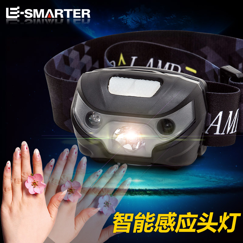 Sullo Outdoor headlights High light Induction waterproof super-bright mini night fishing miner's lamp Head flashlight Hernia Hernia