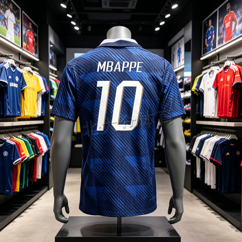 2026 French National Team Home Jersey Number 10 Mbappe Player Version Jersey Number 7 Dembélé Fan Version Football Uniform