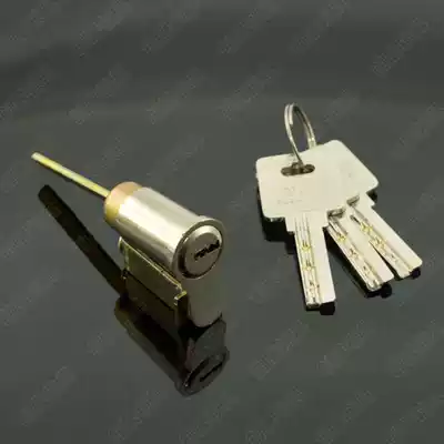 Single tongue lock cylinder channel key lock indoor wooden door door lock cylinder Bathroom Kitchen lock cylinder door lock accessories