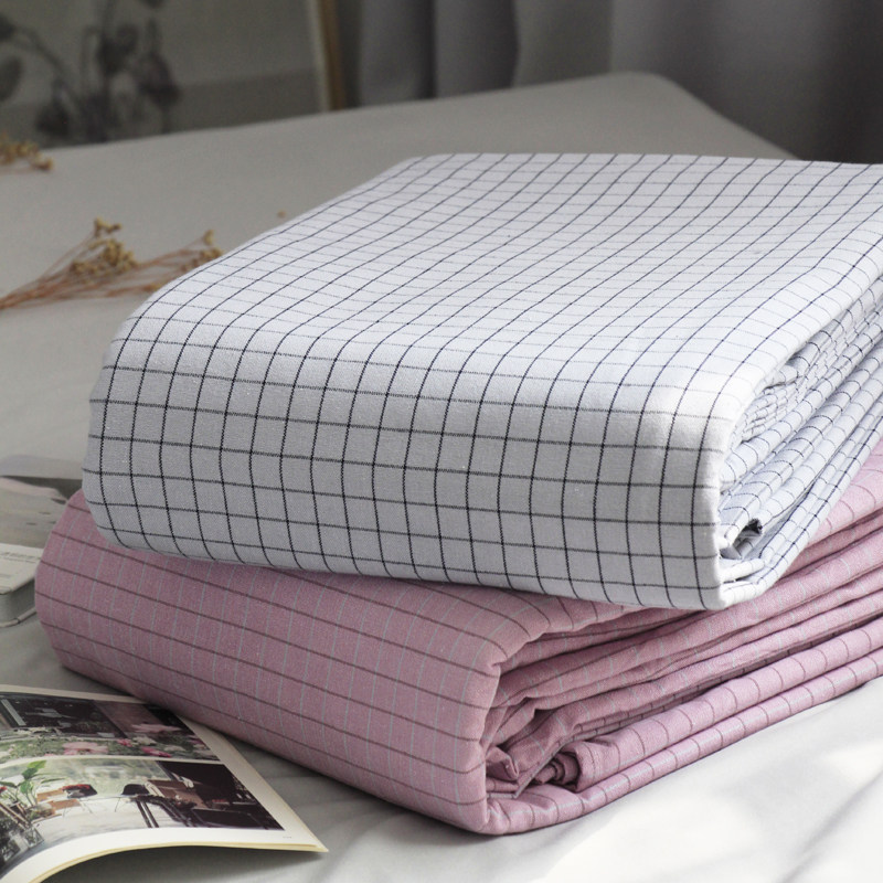 New old rough cloth plate thickens three or four pieces of literary cotton double bed linen is 100 % cotton