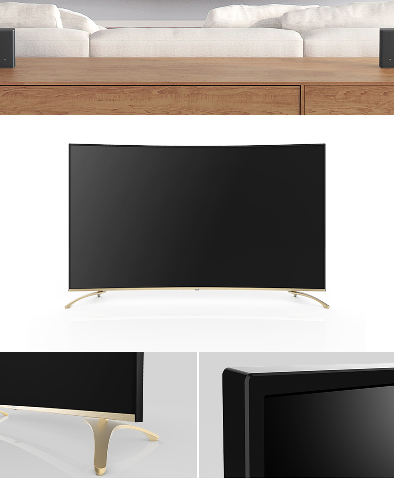 ti vi Changhong / Changhong 55G6 Mạng WiFi TV thông minh 4K cong 55 Store Cửa hàng hàng đầu chính thức tivi sony 55x8000g