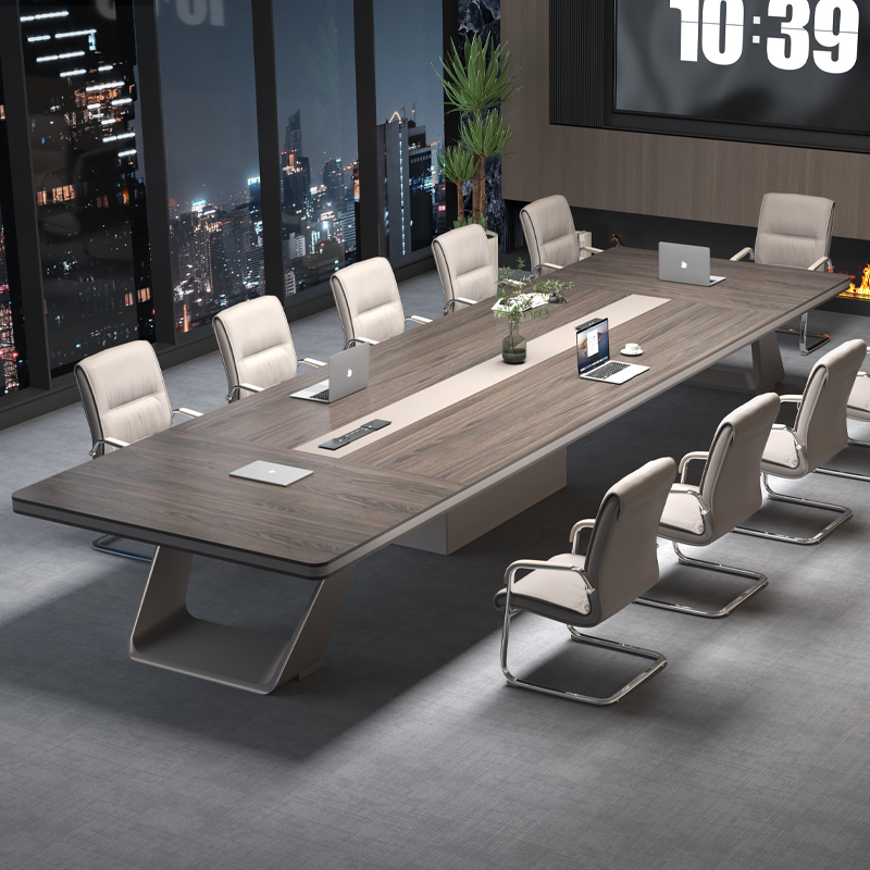 Conference Table Training Office Furniture Long Table Rectangular Table Office Large Simple Modern Negotiation Table and Chair Set