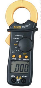 Binjiang BM 821A digital clamp type multi - meter multi - meter meter, tong - shaped meter automatic range original