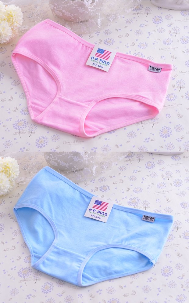Đồ lót nữ khuyến mãi giá rẻ Cotton màu rắn eo thấp tam giác nữ vải cotton đồ lót phụ nữ A001 quần lót nam thun lạnh