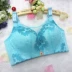 Áo ngực tập hợp cỡ lớn áo ngực nữ 34C phần mỏng 95c khuôn mỏng cốc ngực lớn ngực nhỏ ngực nhỏ đầy đủ đồ lót mùa hè quần lót cotton Áo ngực thể thao
