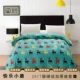 Chăn hai mặt san hô đơn mảnh dày đôi flannel quilt bao gồm mùa thu và mùa đông chăn sinh viên nhung ấm giải phóng mặt bằng