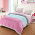 Chăn hai mặt san hô đơn mảnh dày đôi flannel quilt bao gồm mùa thu và mùa đông chăn sinh viên nhung ấm giải phóng mặt bằng chăn ga hàn quốc Quilt Covers