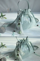 20 зеленого и белого 20*20 [средняя сумка]