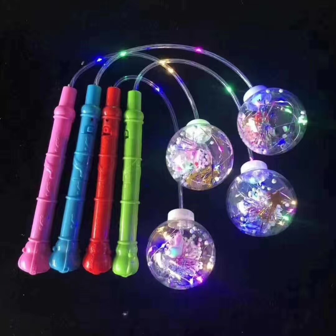 Luminous Popo Balls LED Lights Christmas Children Small Gifts Gift Handstick Nursery Gifts