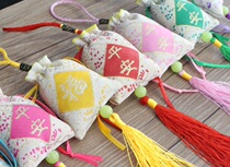 Dragon Boat Festival Ping An Fu car wardrobe sachet bag lavender sachet bag empty bag carry small pocket cloth bag