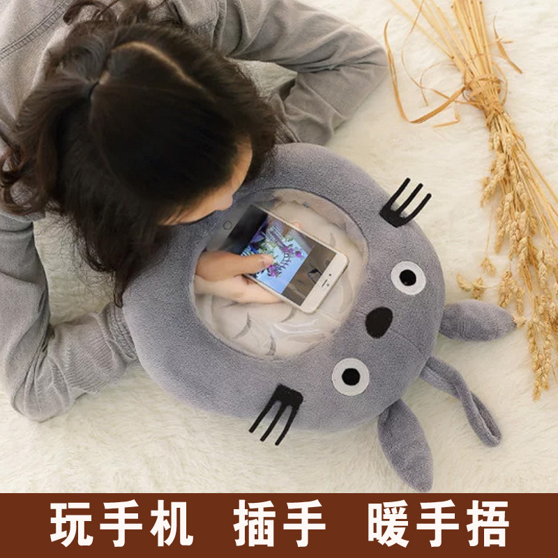 Cute cartoon rechargeable hand warmer girl visual explosion-proof hot water bottle plush electric warmer warm baby chicken artifact