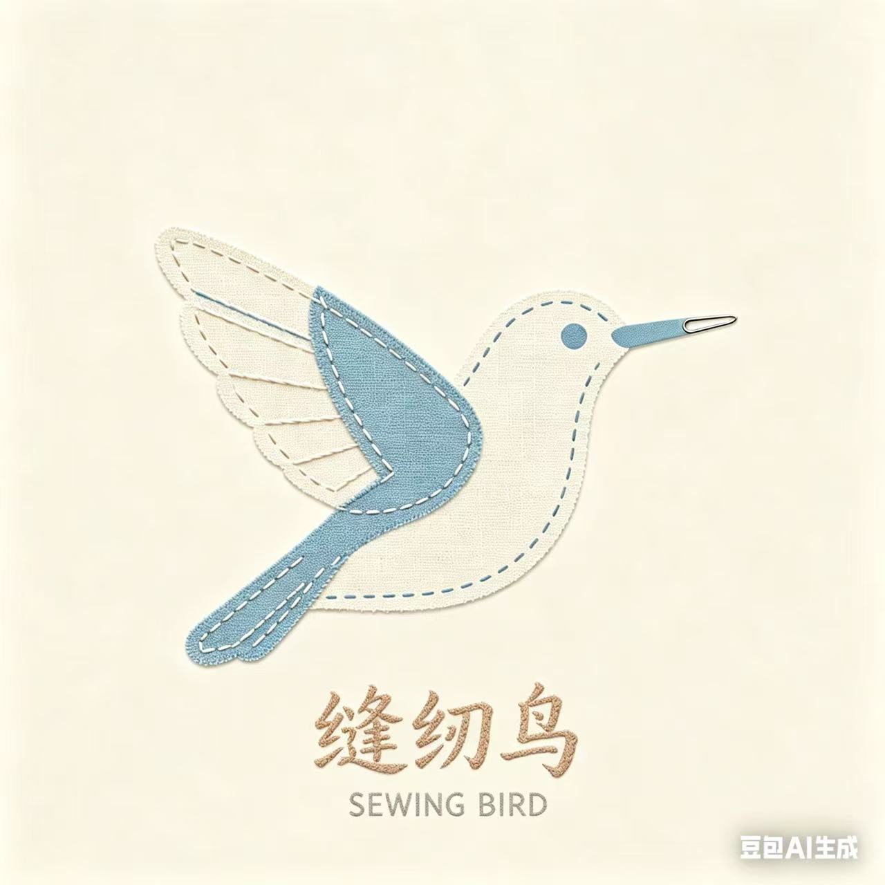 缝纫鸟品牌店的LOGO