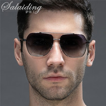 Polarized sunglasses for men square drivers driving glasses brown sunglasses anti-UV fishing glasses