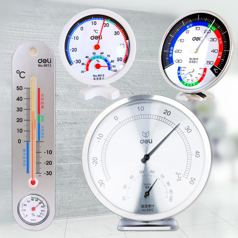 Power Indoor Thermometer Home Large Medium Hanging Hygrometer Nursery Planting Shed Indoor Thermometer Hygrometer