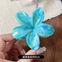 Синий и зеленый плюс-франгипани 8 см.