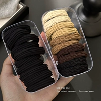 10 черных прядей + 10 коричневых прядей