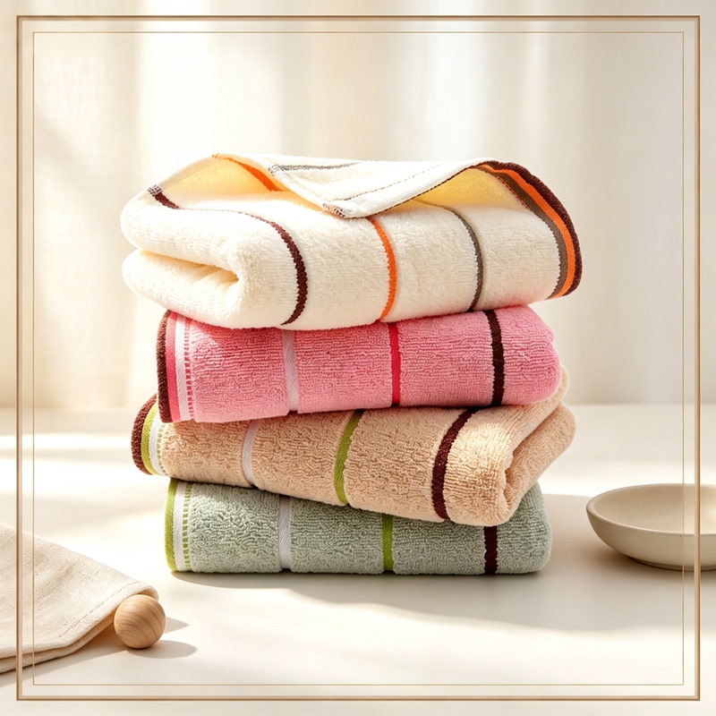 Wen Hao 6143 Towel, Pure Cotton, Lint-Free, Adult Face Wash Towel, Suitable for Weddings, Labor Protection, Welfare Gifts, Soft and Absorbent Face Towel