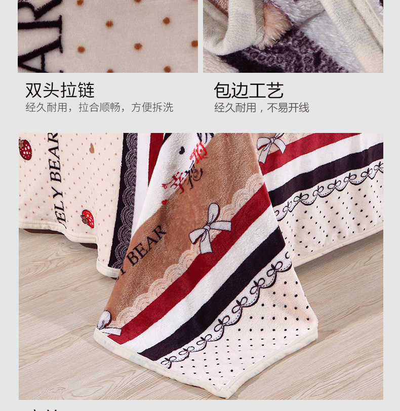 Dày lông cừu san hô ấm bốn mảnh mùa đông flannel chăn tấm trải giường đôi cộng với nhung nhung bộ ga gối