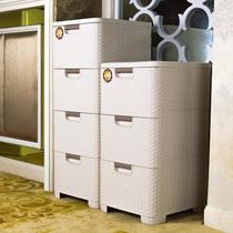 Drawer type storage cabinet multi-layer baby baby children locker wardrobe toy chest cabinet plastic