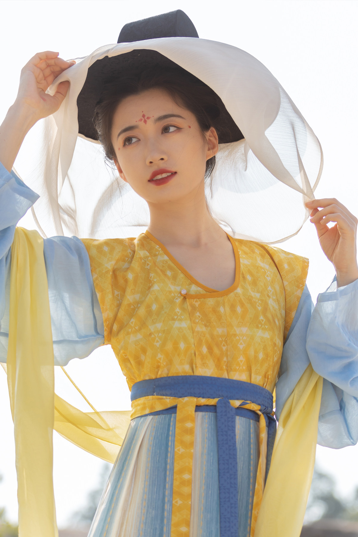 穿越时空的美:唐代帷帽,复原初唐仕女风情!🌸-其它帽子定做-淘宝百科网