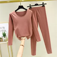 Розовый комплект, штаны, круглый воротник