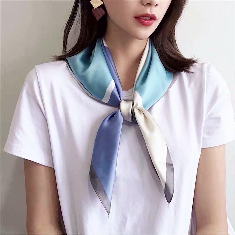 Scarves and silk scarves women's all-match spring, autumn, summer, increase long version, thin section, autumn style, Western style, fashion, scarf, shawl