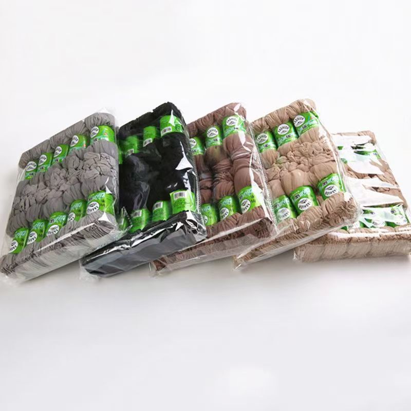 Ultra-Thin Crystal Stockings, 100 Pairs, Summer Thin Invisible Women's Short Flesh-Colored Disposable Socks for Trying on Shoes