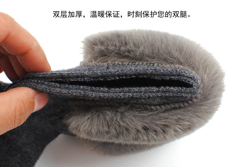 Выдра кроличье бархатное бархатное высококачественное шерстяные колени 5