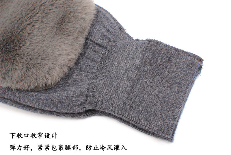 Выдра кроличье бархатное бархатное высококачественное шерстяные колени 13