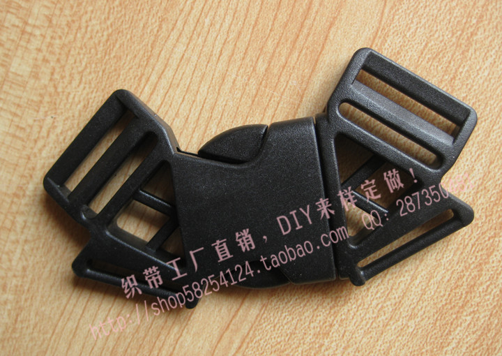 Spike Price Inner Diameter 2 5CM Ribbon Backpack Garment Accessories Buckle Plastic Safety Buckle Four-way Connecting Buckle